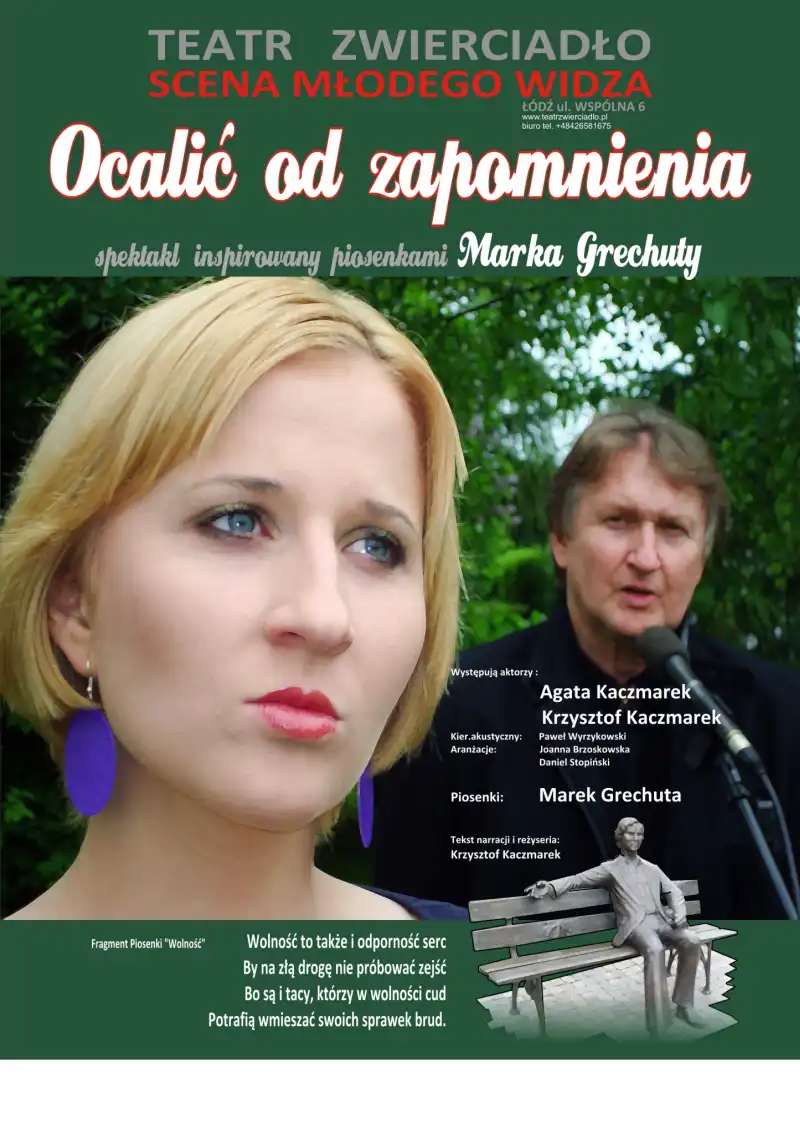 Ocalic od zapomnienia plakat